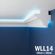 LED Coving for Ceilings Cornice XPS Extruded Polystyrene WLL14