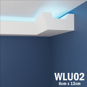 LED Coving for Ceilings Cornice XPS Extruded Polystyrene WLU02