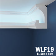 LED Coving for Ceilings Cornice XPS Extruded Polystyrene WLF19