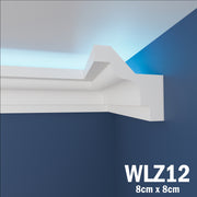 LED Coving for Ceilings Cornice XPS Extruded Polystyrene WLZ12