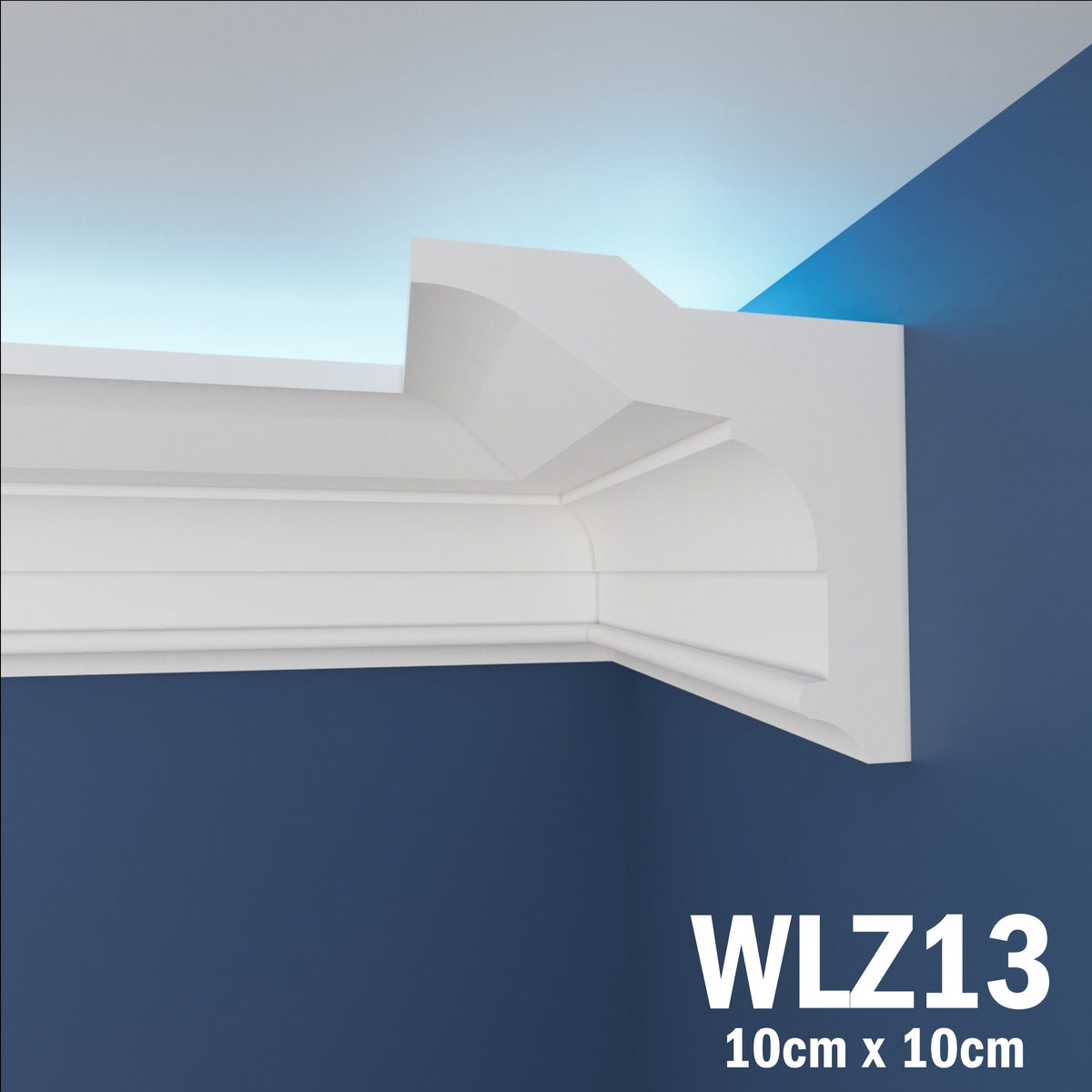 LED Coving for Ceilings Cornice XPS Extruded Polystyrene WLZ13