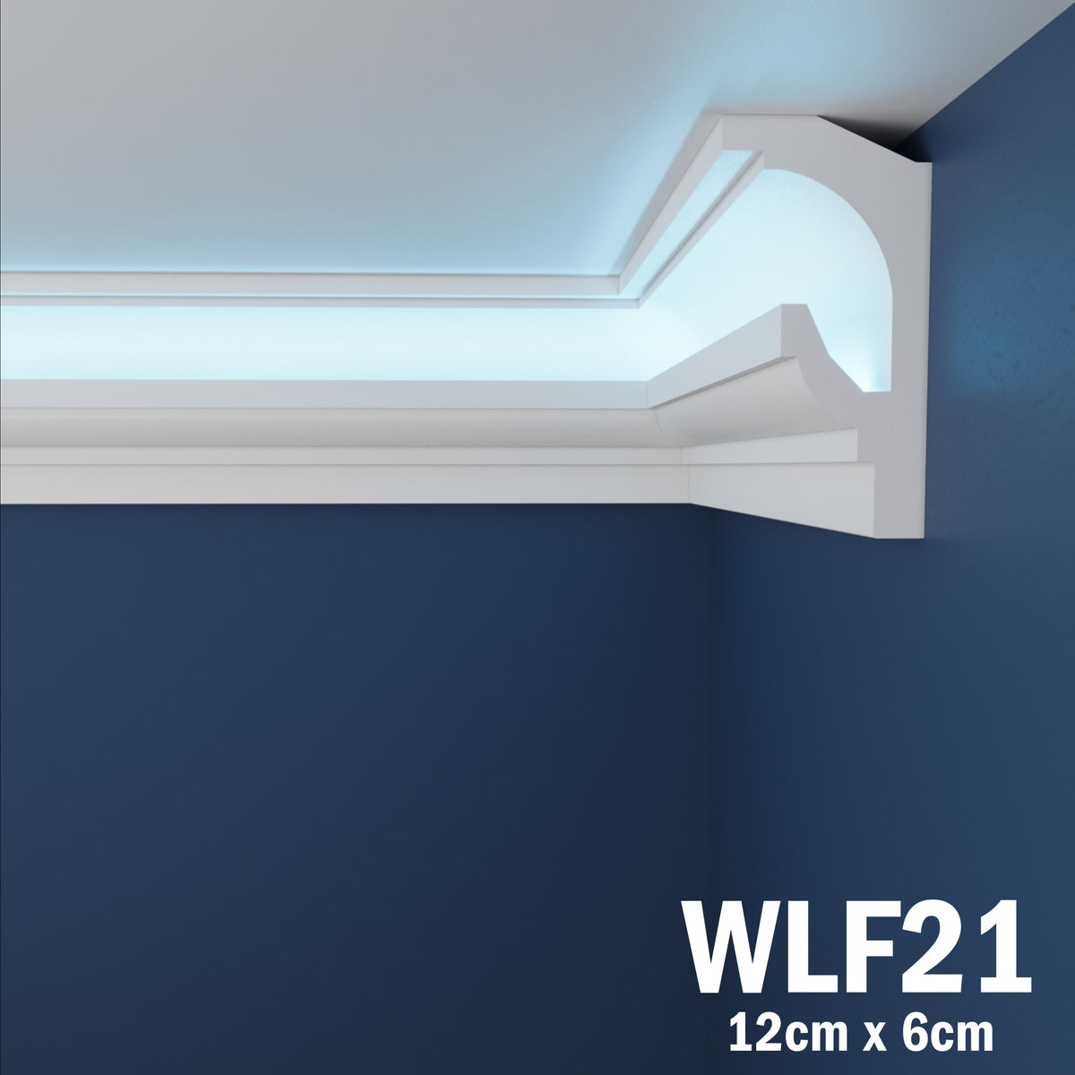 LED Coving for Ceilings Cornice XPS Extruded Polystyrene WLF21