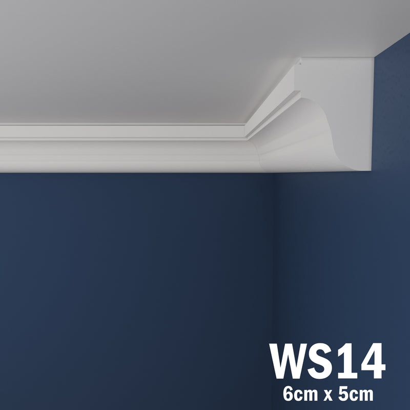 Coving for Ceilings Cornice XPS Extruded Polystyrene WS14