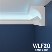 LED Coving for Ceilings Cornice XPS Extruded Polystyrene WLF20
