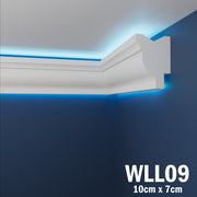 LED Coving for Ceilings Cornice XPS Extruded Polystyrene WLL09