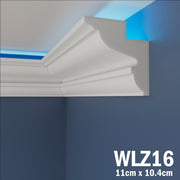 LED Coving for Ceilings Cornice XPS Extruded Polystyrene WLZ16