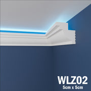 LED Coving for Ceilings Cornice XPS Extruded Polystyrene WLZ02