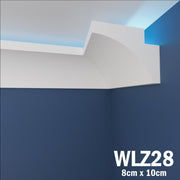 LED Coving for Ceilings Cornice XPS Extruded Polystyrene WLZ28