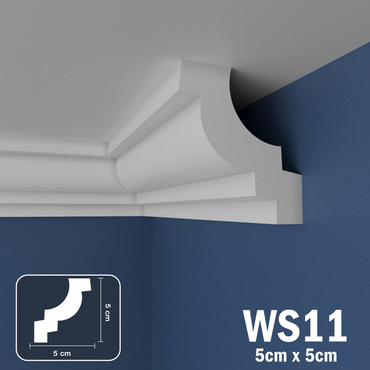 Coving for Ceilings Cornice XPS Extruded Polystyrene WS11