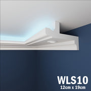 LED Coving for Ceilings Cornice XPS Extruded Polystyrene WLS10