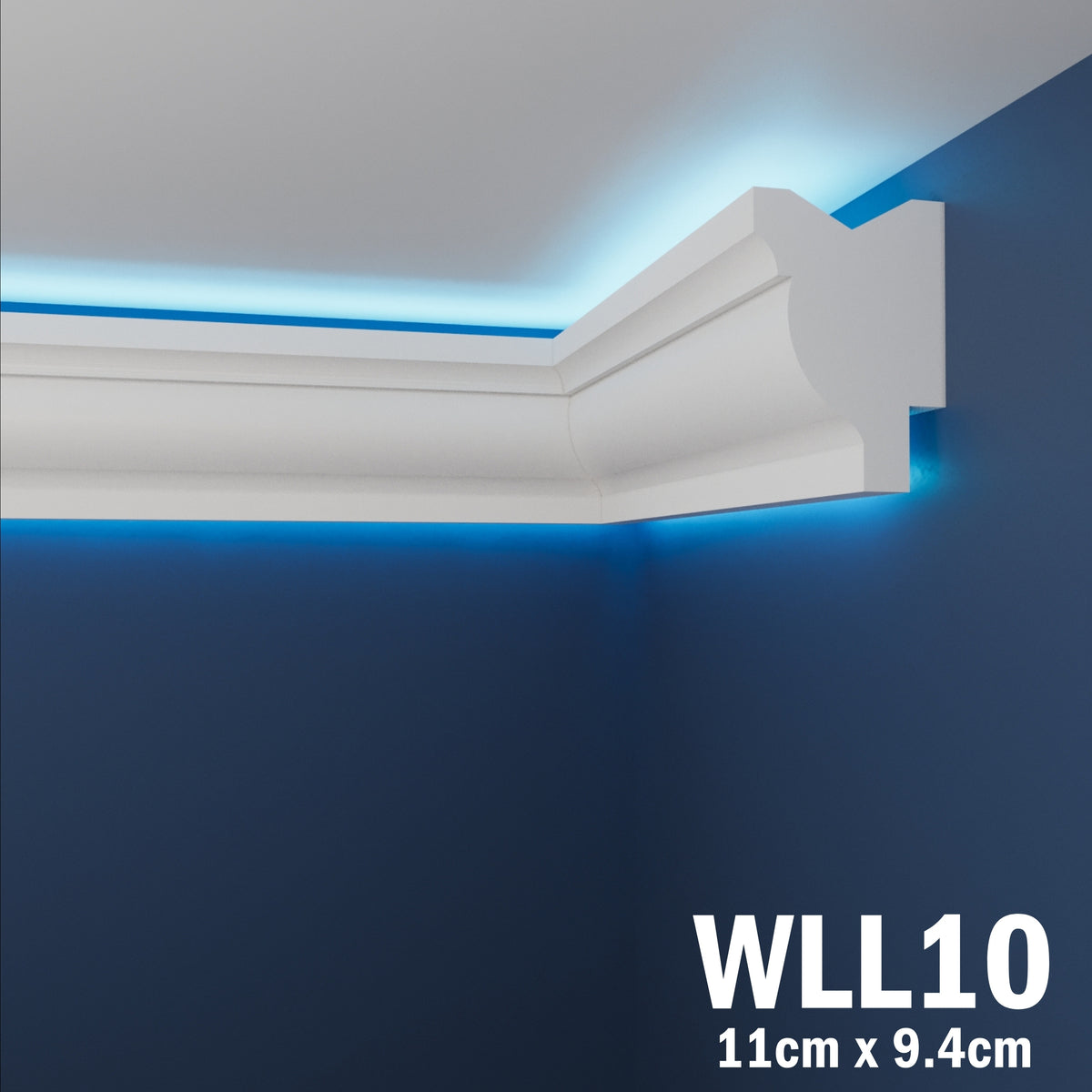 LED Coving for Ceilings Cornice XPS Extruded Polystyrene WLL10