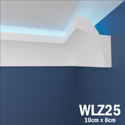 LED Coving for Ceilings Cornice XPS Extruded Polystyrene WLZ25