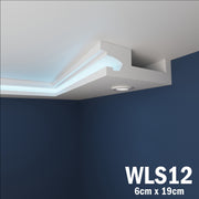 LED Coving for Ceilings Cornice XPS Extruded Polystyrene WLS12