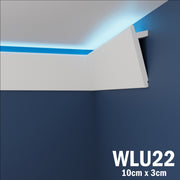LED Coving for Ceilings Cornice XPS Extruded Polystyrene WLU22