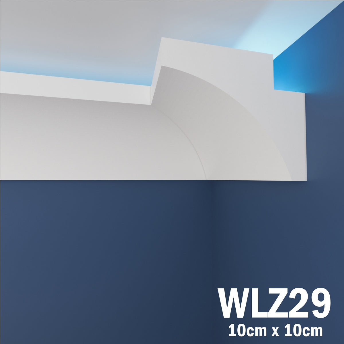LED Coving for Ceilings Cornice XPS Extruded Polystyrene WLZ29