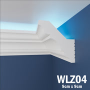 LED Coving for Ceilings Cornice XPS Extruded Polystyrene WLZ04