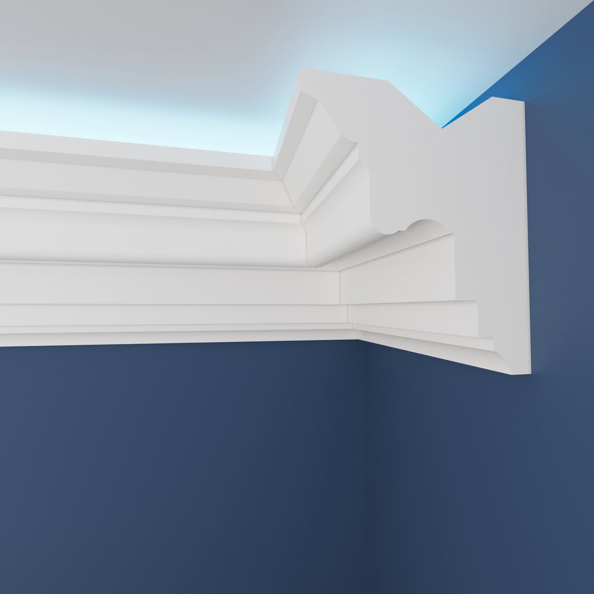 LED Coving for Ceilings Cornice XPS Extruded Polystyrene WLZ18