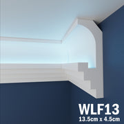 LED Coving for Ceilings Cornice XPS Extruded Polystyrene WLF13