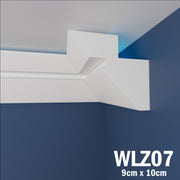 LED Coving for Ceilings Cornice XPS Extruded Polystyrene WLZ07