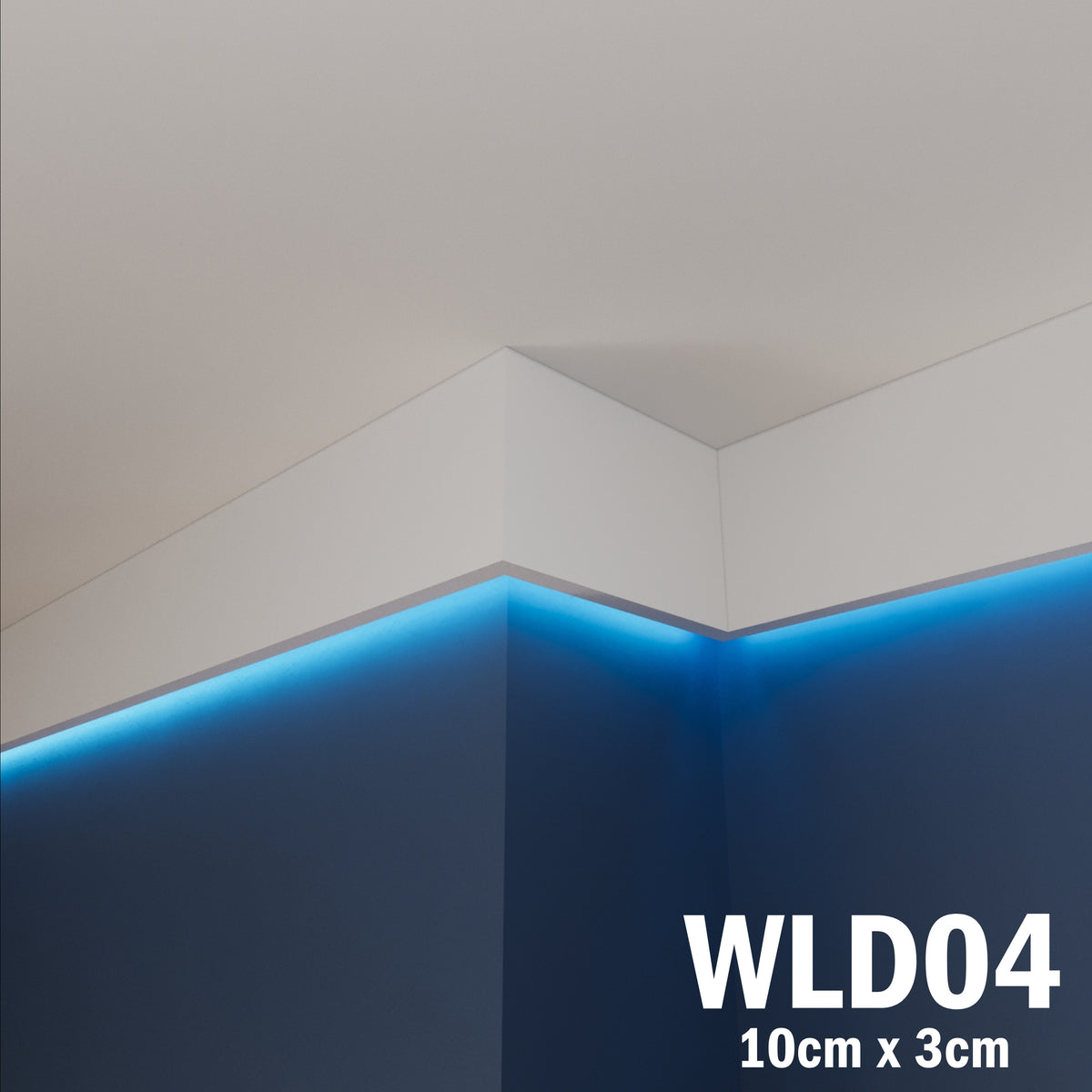 LED Coving for Ceilings Cornice XPS Extruded Polystyrene WLD04