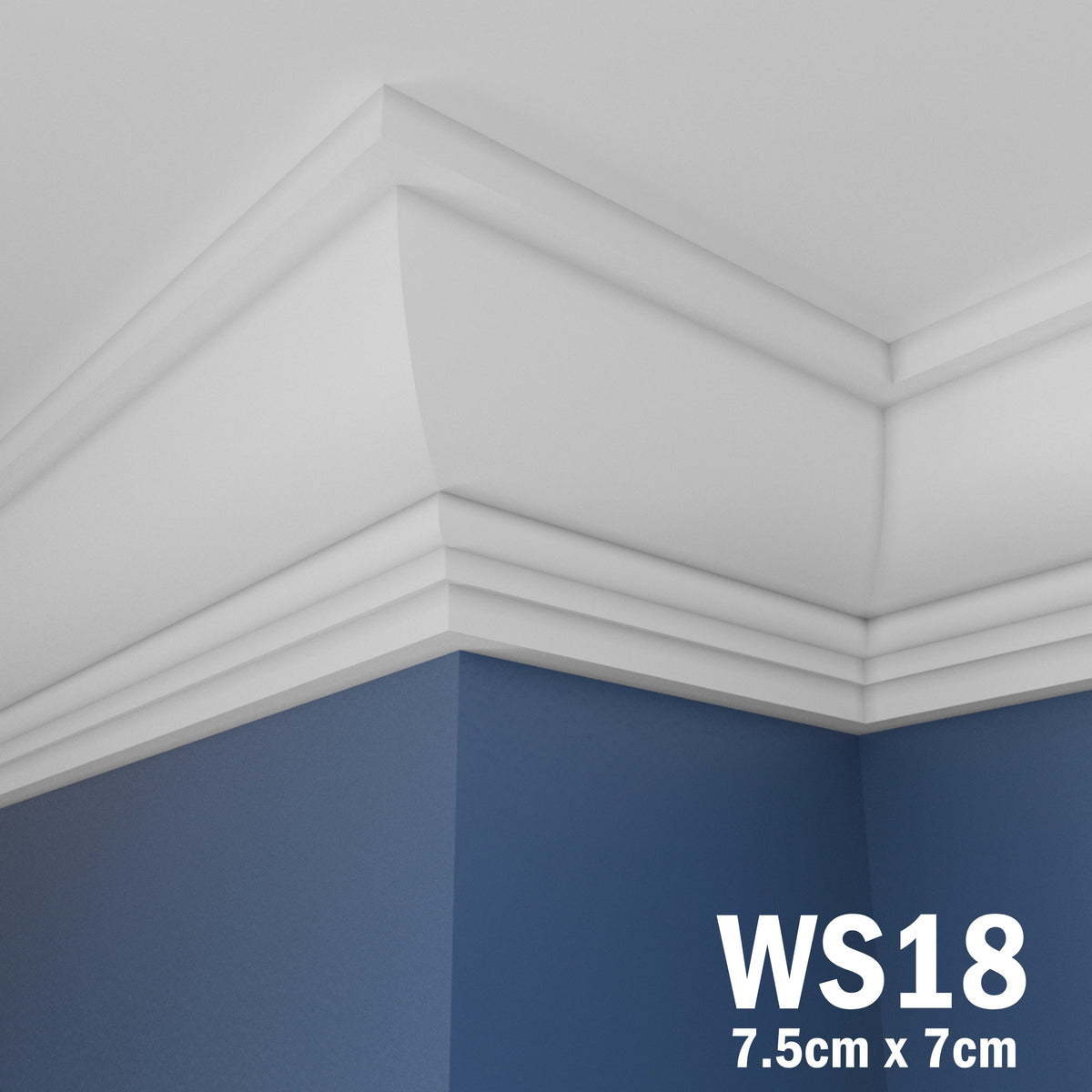 Coving for Ceilings Cornice XPS Extruded Polystyrene WS18