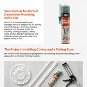 Akfix Mounting Bonding Coving Adhesive and Joint Filler Solvent-Free