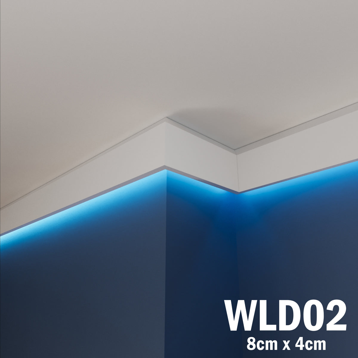 LED Coving for Ceilings Cornice XPS Extruded Polystyrene WLD02