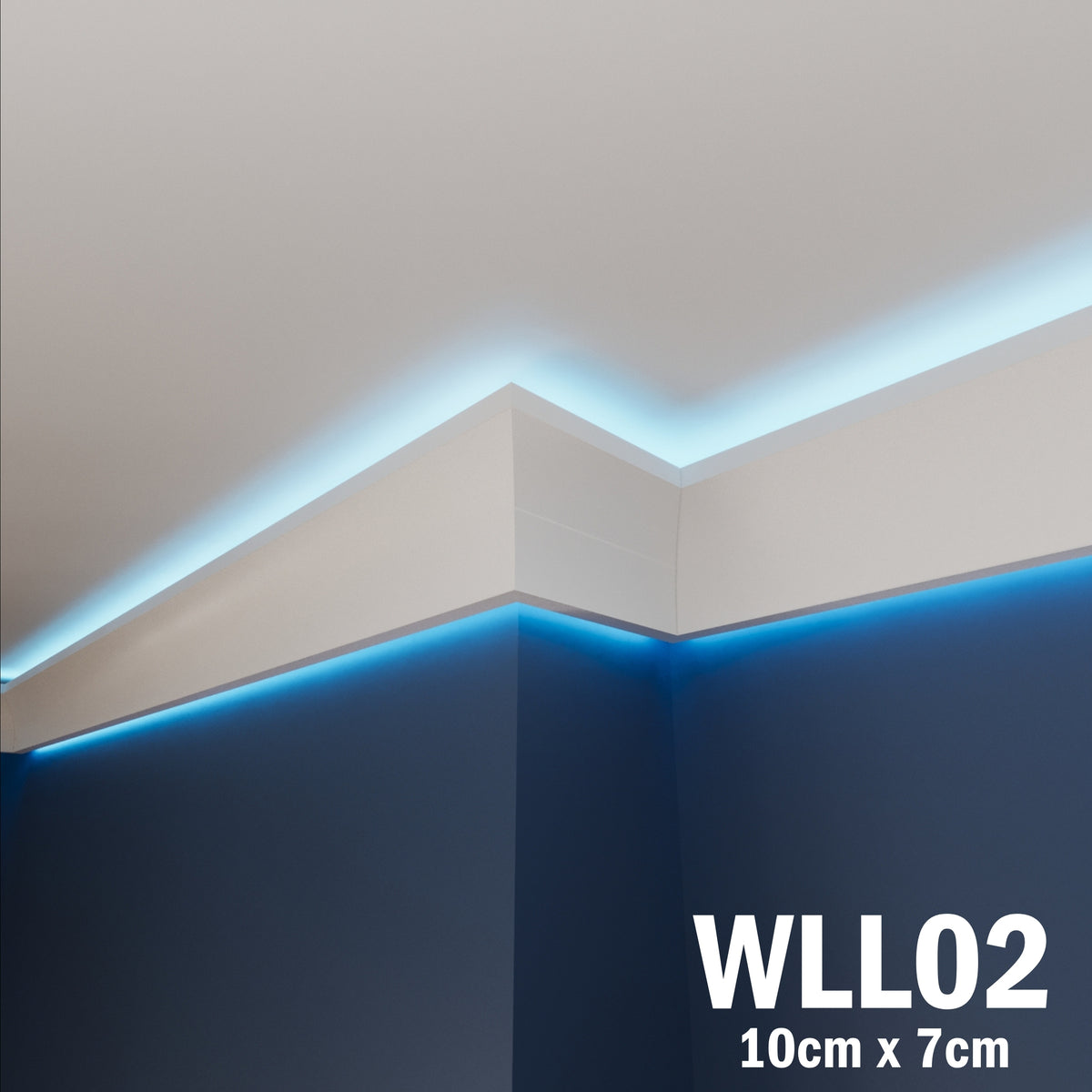 LED Coving for Ceilings Cornice XPS Extruded Polystyrene WLL02