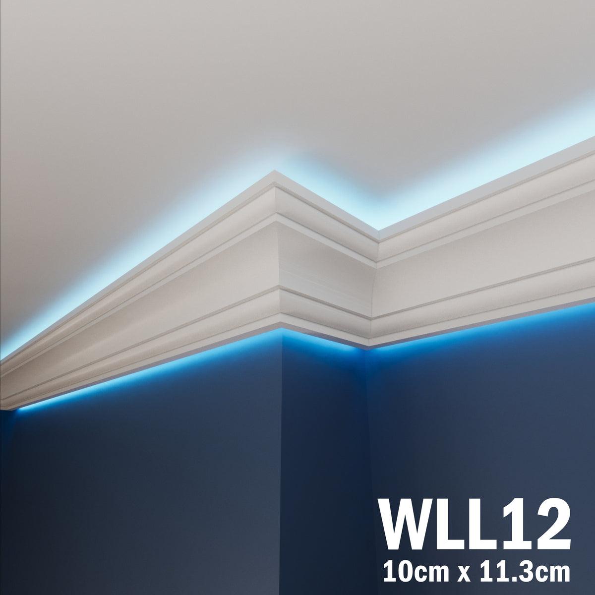 LED Coving for Ceilings Cornice XPS Extruded Polystyrene WLL12