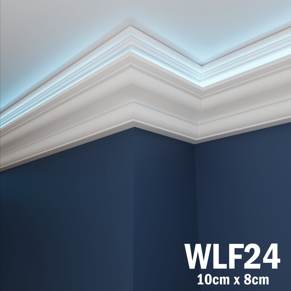 LED Coving for Ceilings Cornice XPS Extruded Polystyrene WLF24