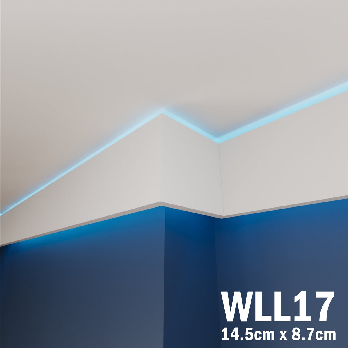 LED Coving for Ceilings Cornice XPS Extruded Polystyrene WLL17