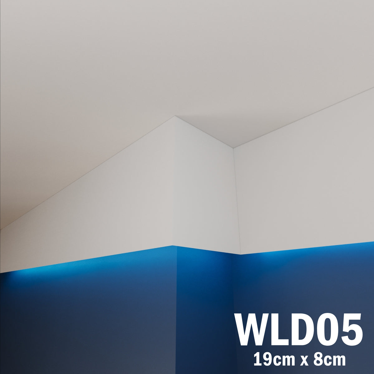 LED Coving for Ceilings Cornice XPS Extruded Polystyrene WLD05
