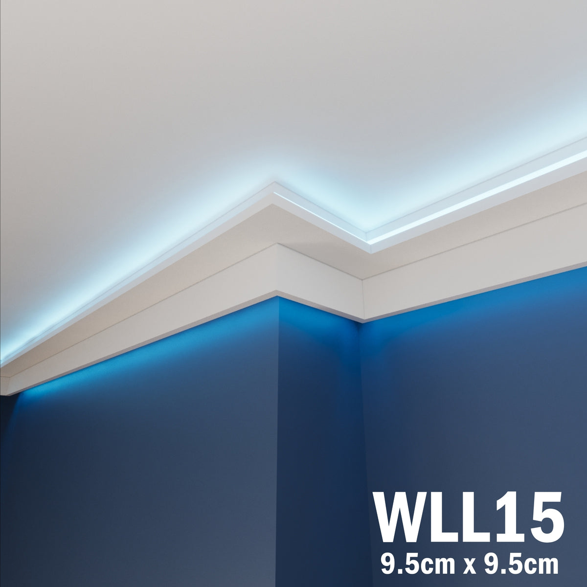 LED Coving for Ceilings Cornice XPS Extruded Polystyrene WLL15