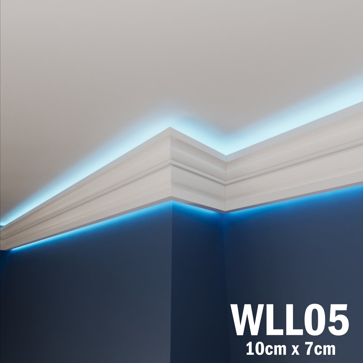 LED Coving for Ceilings Cornice XPS Extruded Polystyrene WLL05