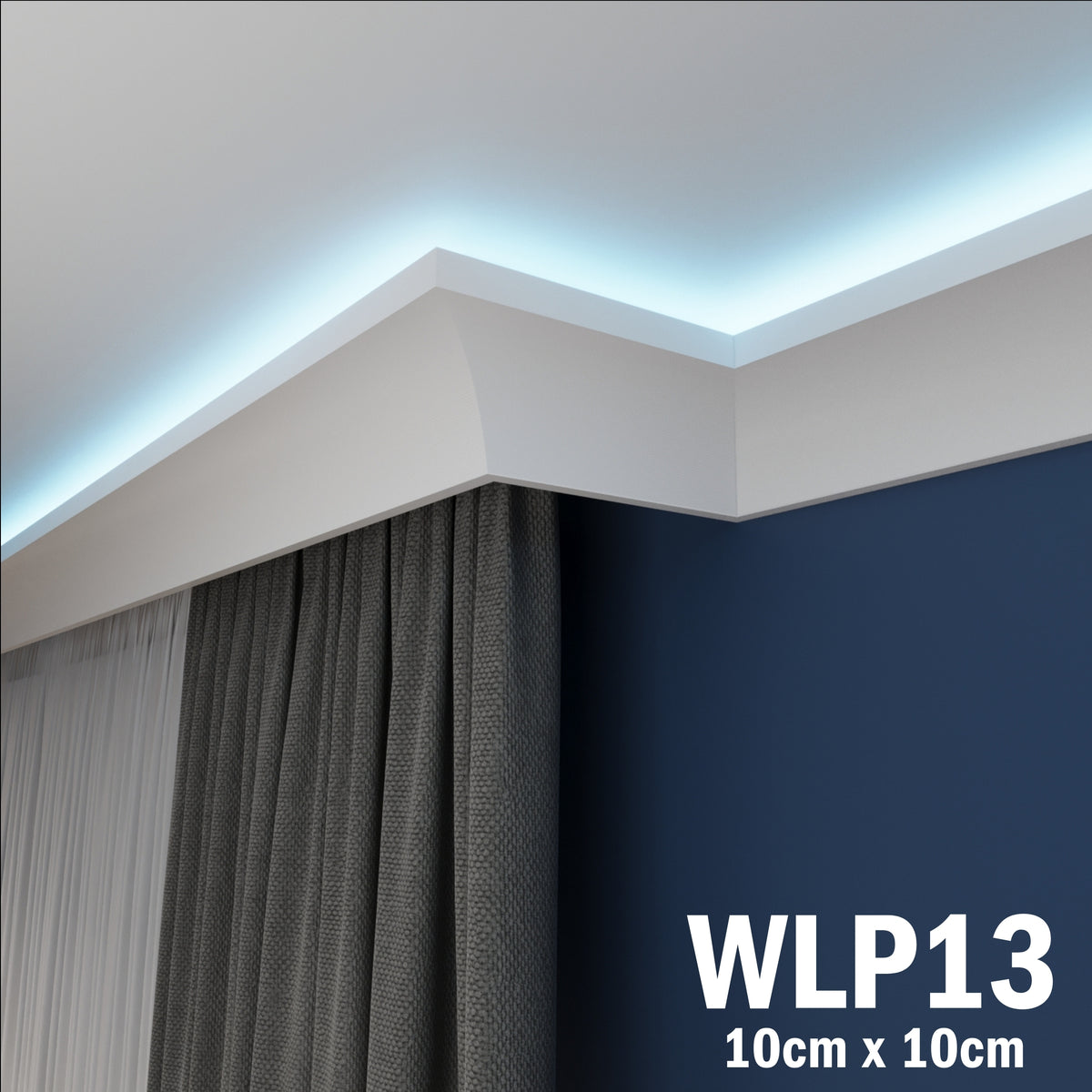 LED Coving for Ceilings Cornice XPS Extruded Polystyrene WLP13