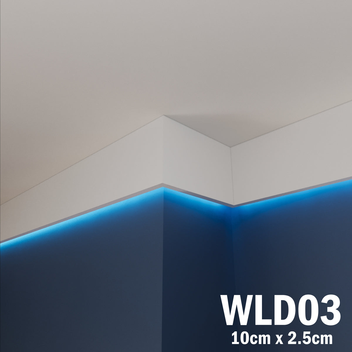 LED Coving for Ceilings Cornice XPS Extruded Polystyrene WLD03