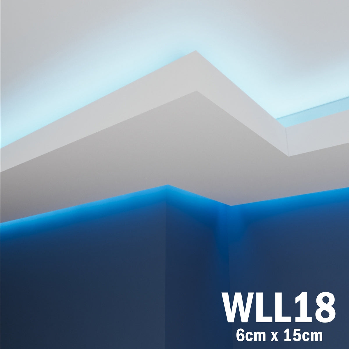 LED Coving for Ceilings Cornice XPS Extruded Polystyrene WLL18