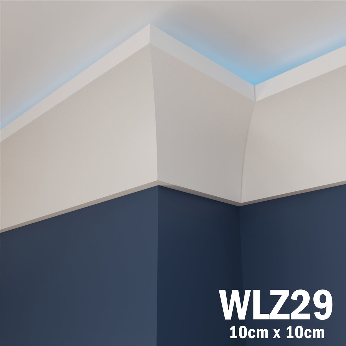 LED Coving for Ceilings Cornice XPS Extruded Polystyrene WLZ29