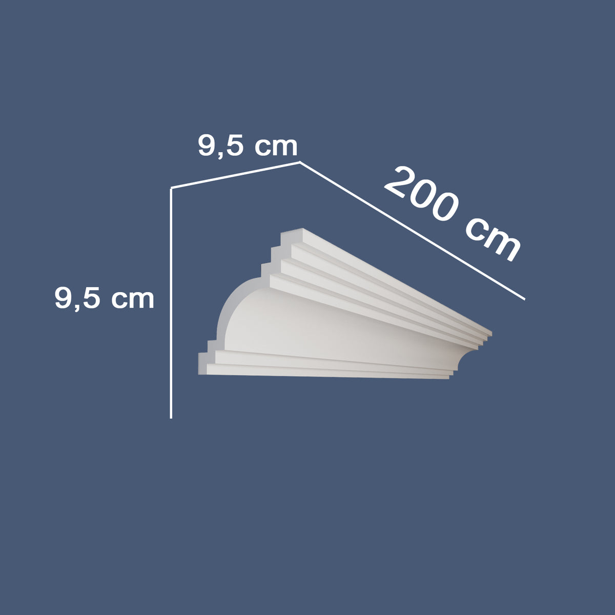 Coving for Ceilings Cornice XPS Extruded Polystyrene WM05