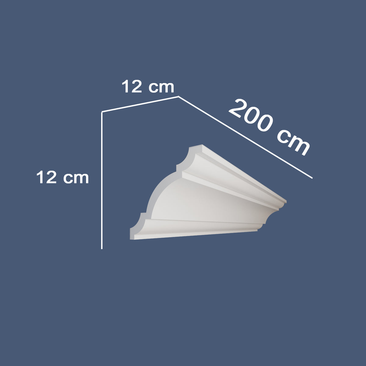 Coving for Ceilings Cornice XPS Extruded Polystyrene WM24