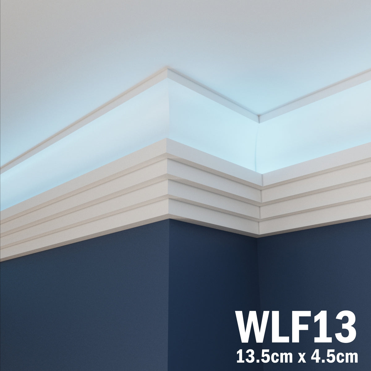 LED Coving for Ceilings Cornice XPS Extruded Polystyrene WLF13