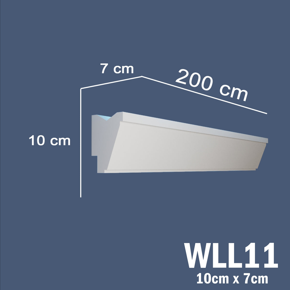 LED Coving for Ceilings Cornice XPS Extruded Polystyrene WLL11