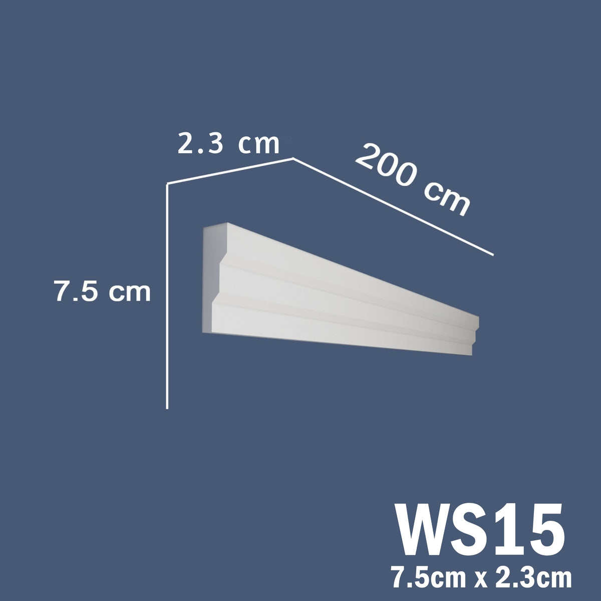Coving for Ceilings Cornice XPS Extruded Polystyrene WS15