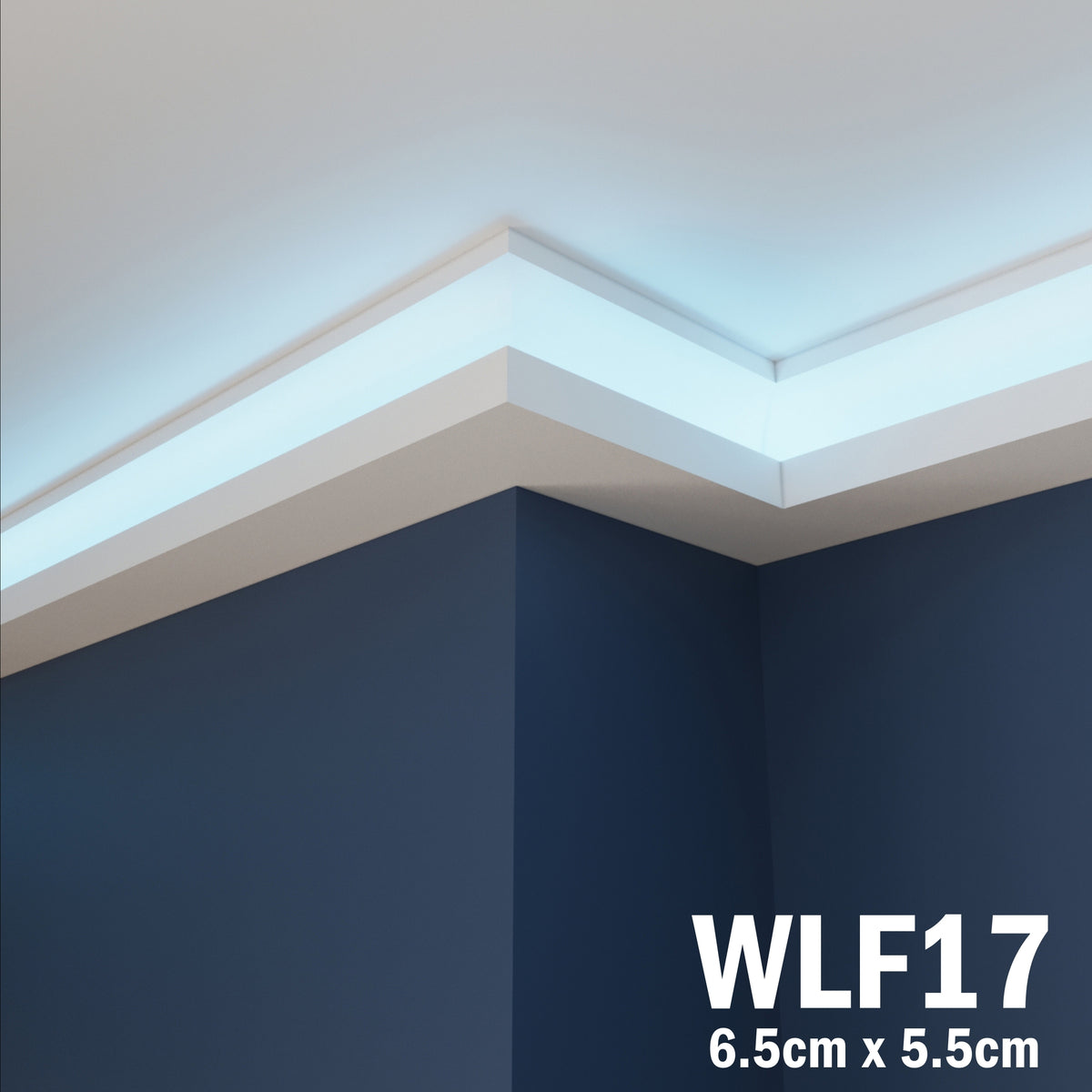 LED Coving for Ceilings Cornice XPS Extruded Polystyrene WLF17