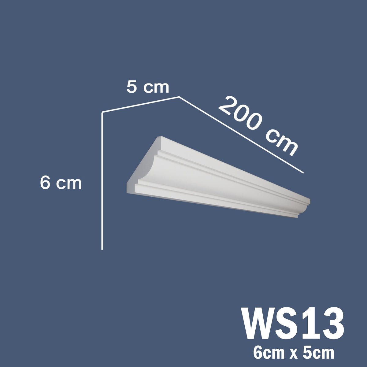 Coving for Ceilings Cornice XPS Extruded Polystyrene WS13