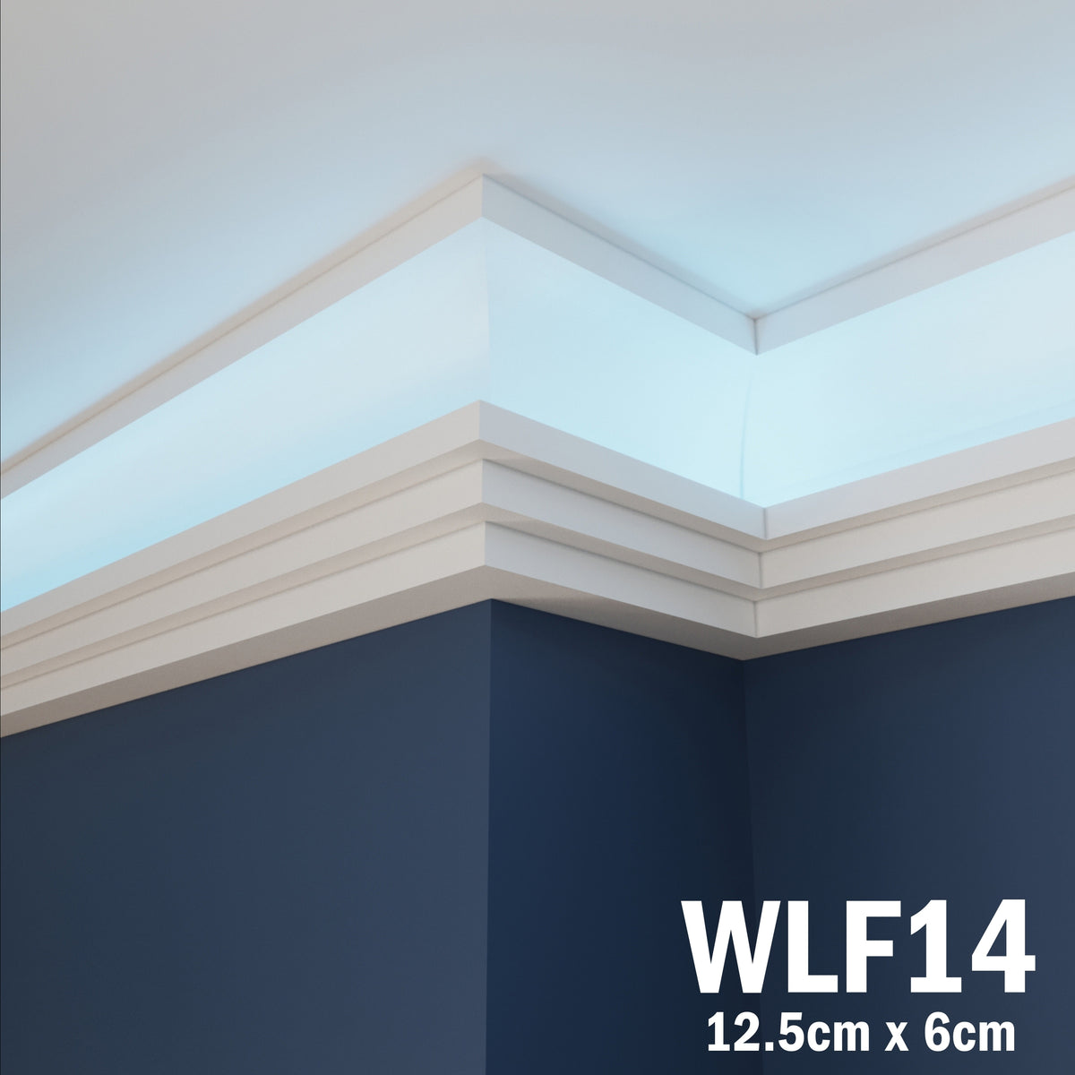 LED Coving for Ceilings Cornice XPS Extruded Polystyrene WLF14