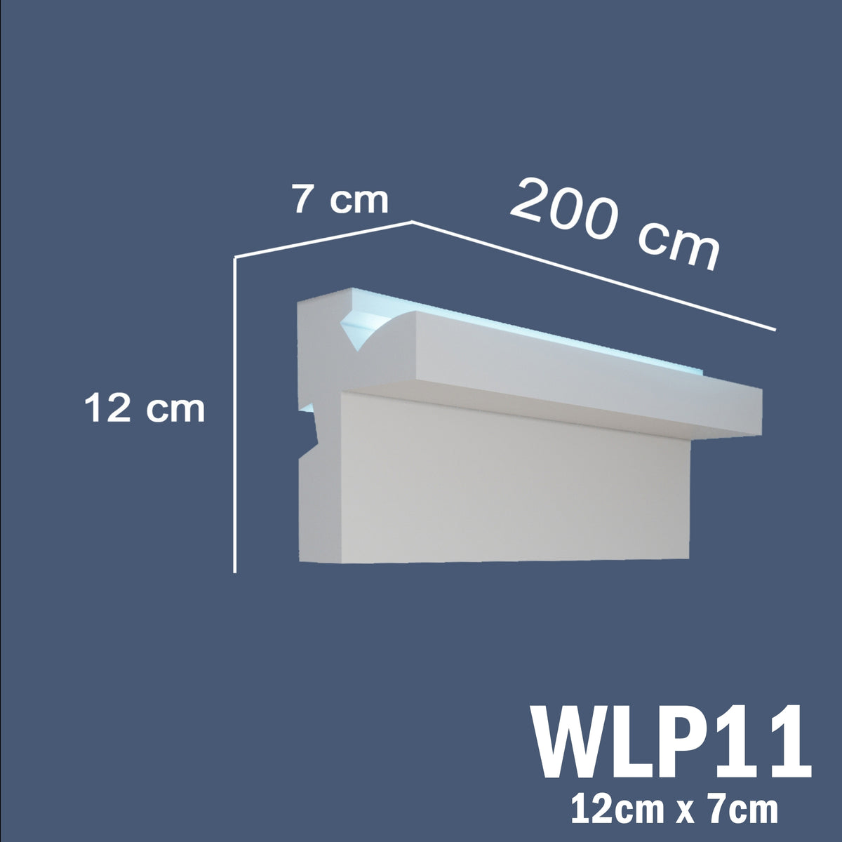 LED Coving for Ceilings Cornice XPS Extruded Polystyrene WLP11