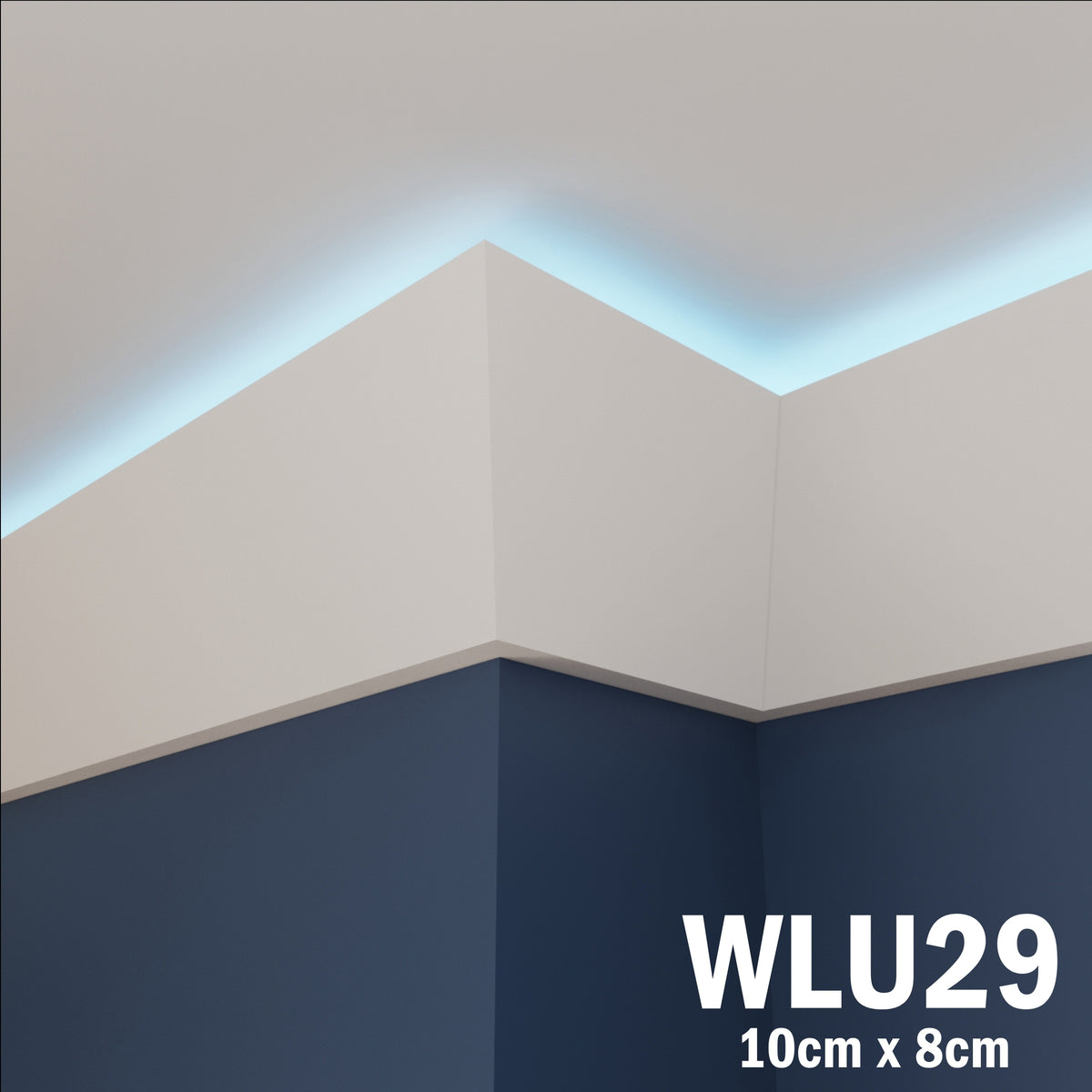 LED Coving for Ceilings Cornice XPS Extruded Polystyrene WLU29