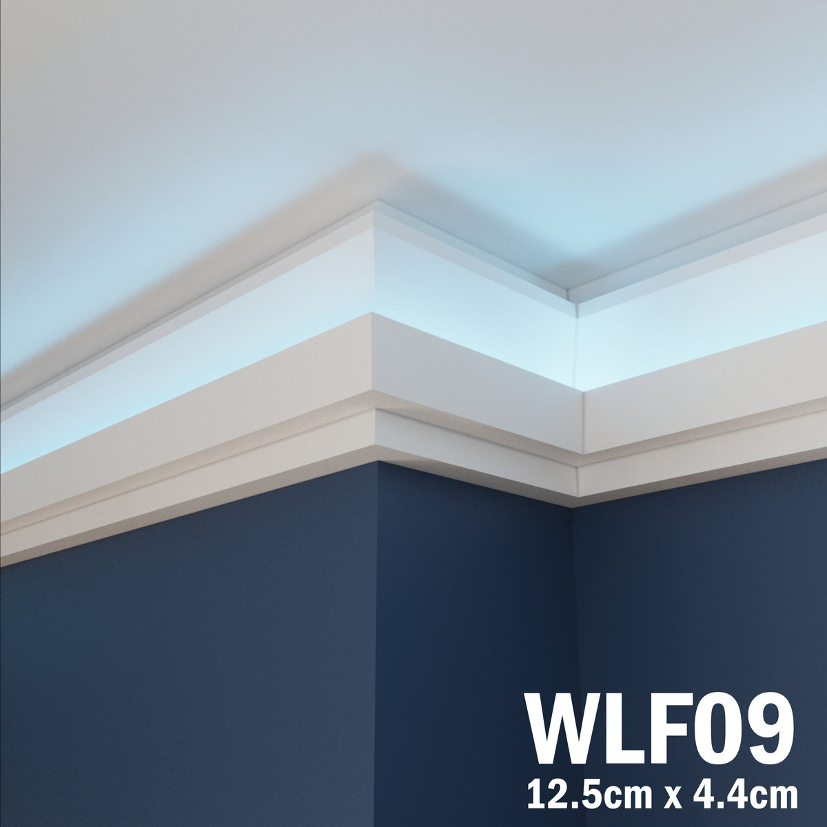 LED Coving for Ceilings Cornice XPS Extruded Polystyrene WLF09