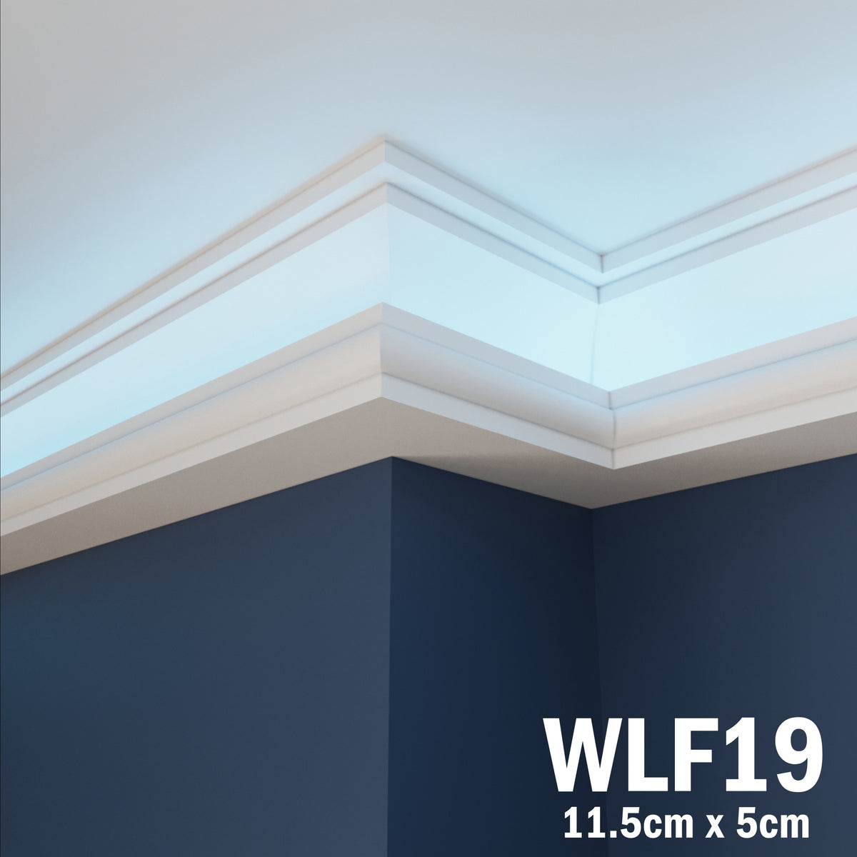 LED Coving for Ceilings Cornice XPS Extruded Polystyrene WLF19